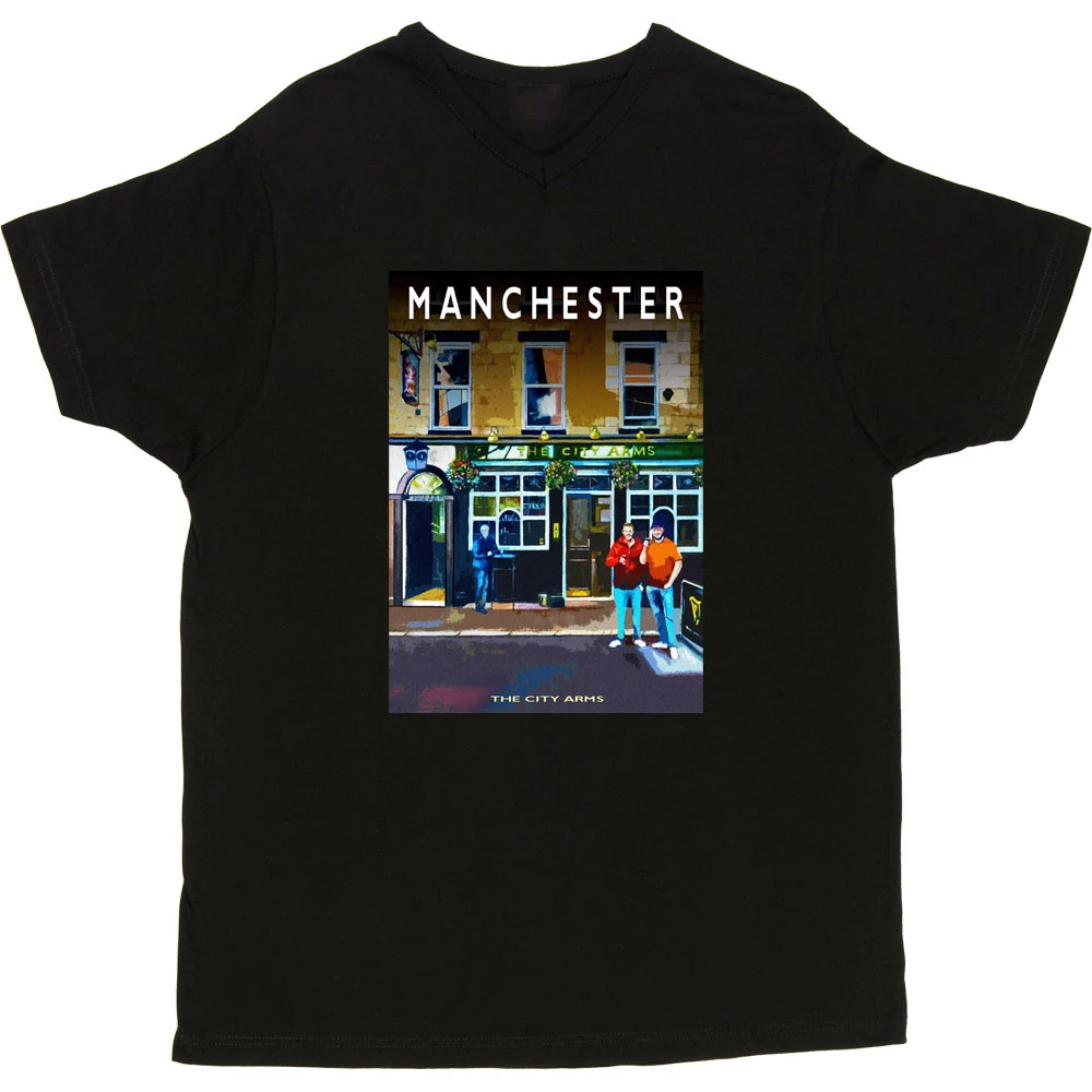 Manchester: The City Arms By Hadrian Richards T-Shirt 3 Manchester: The City Arms By Hadrian Richards T-Shirt - Image 3