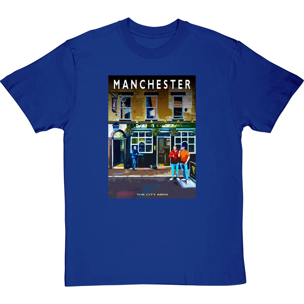 Manchester: The City Arms By Hadrian Richards T-Shirt 5 Manchester: The City Arms By Hadrian Richards T-Shirt - Image 5