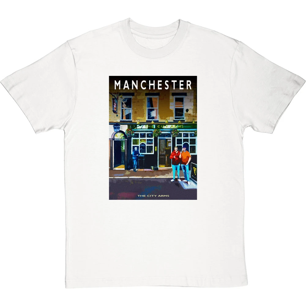 Manchester: The City Arms By Hadrian Richards T-Shirt 2 Manchester: The City Arms By Hadrian Richards T-Shirt - Image 2
