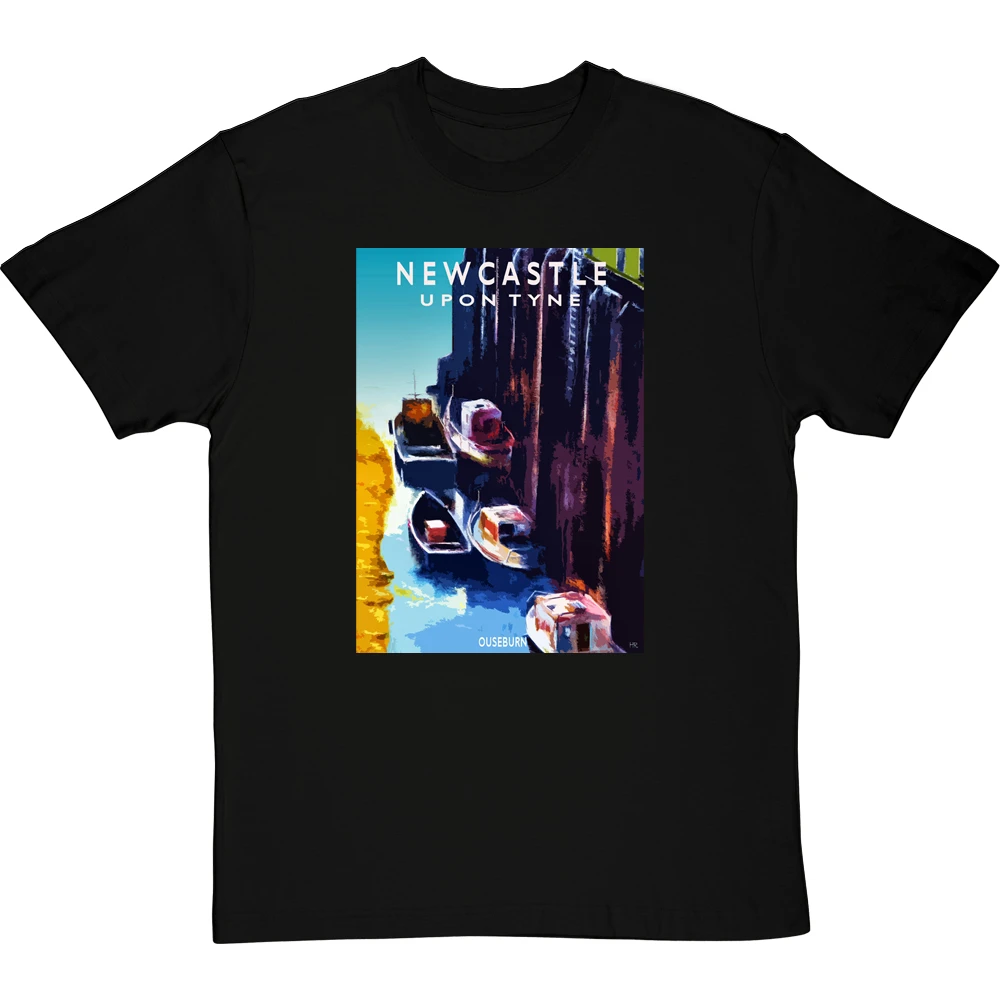 Newcastle Ouseburn By Hadrian Richards T-Shirt 1 Newcastle Ouseburn By Hadrian Richards T-Shirt
