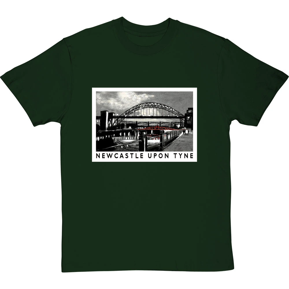 Newcastle Upon Tyne By Hadrian Richards T-Shirt 7 Newcastle Upon Tyne By Hadrian Richards T-Shirt - Image 7