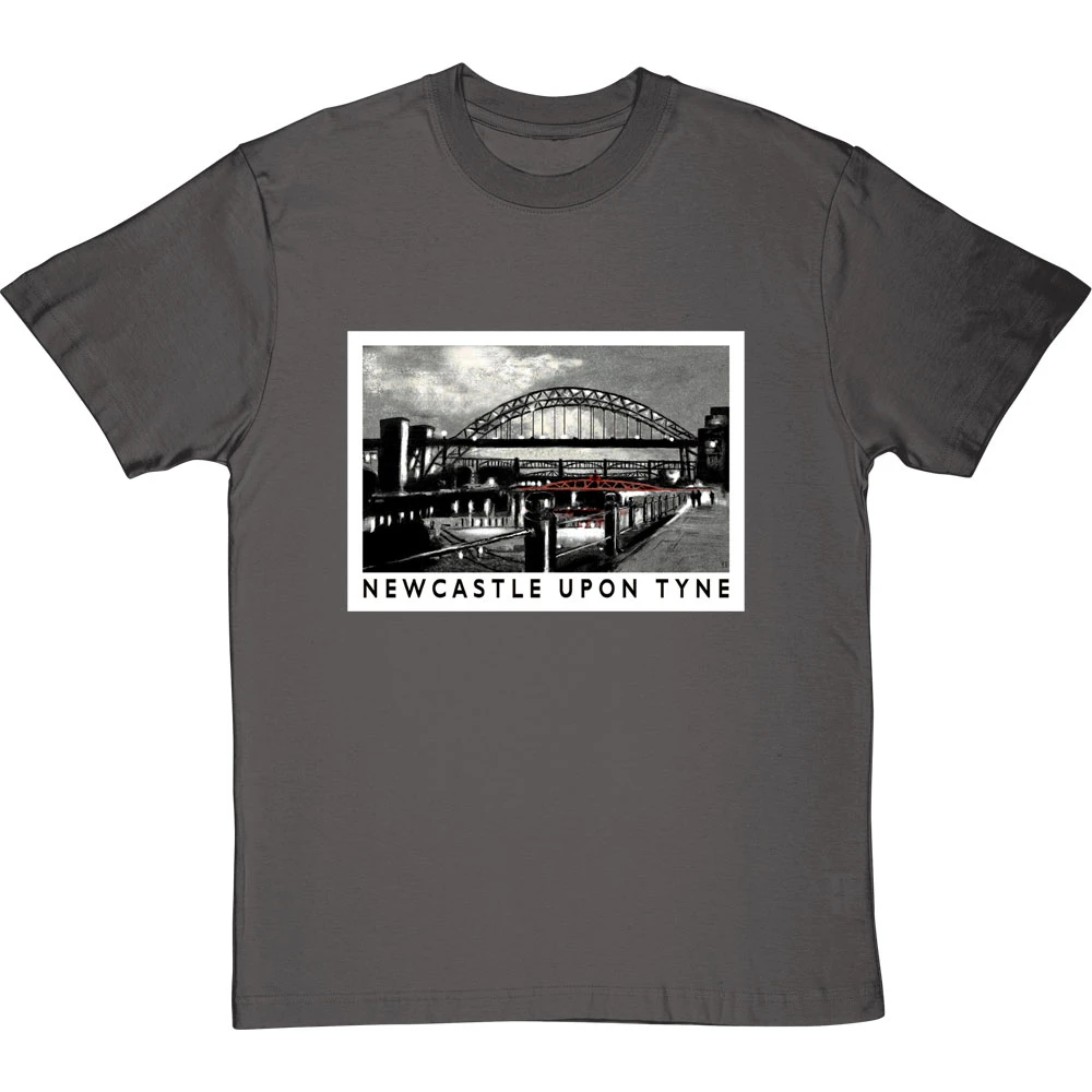 Newcastle Upon Tyne By Hadrian Richards T-Shirt 14 Newcastle Upon Tyne By Hadrian Richards T-Shirt - Image 14