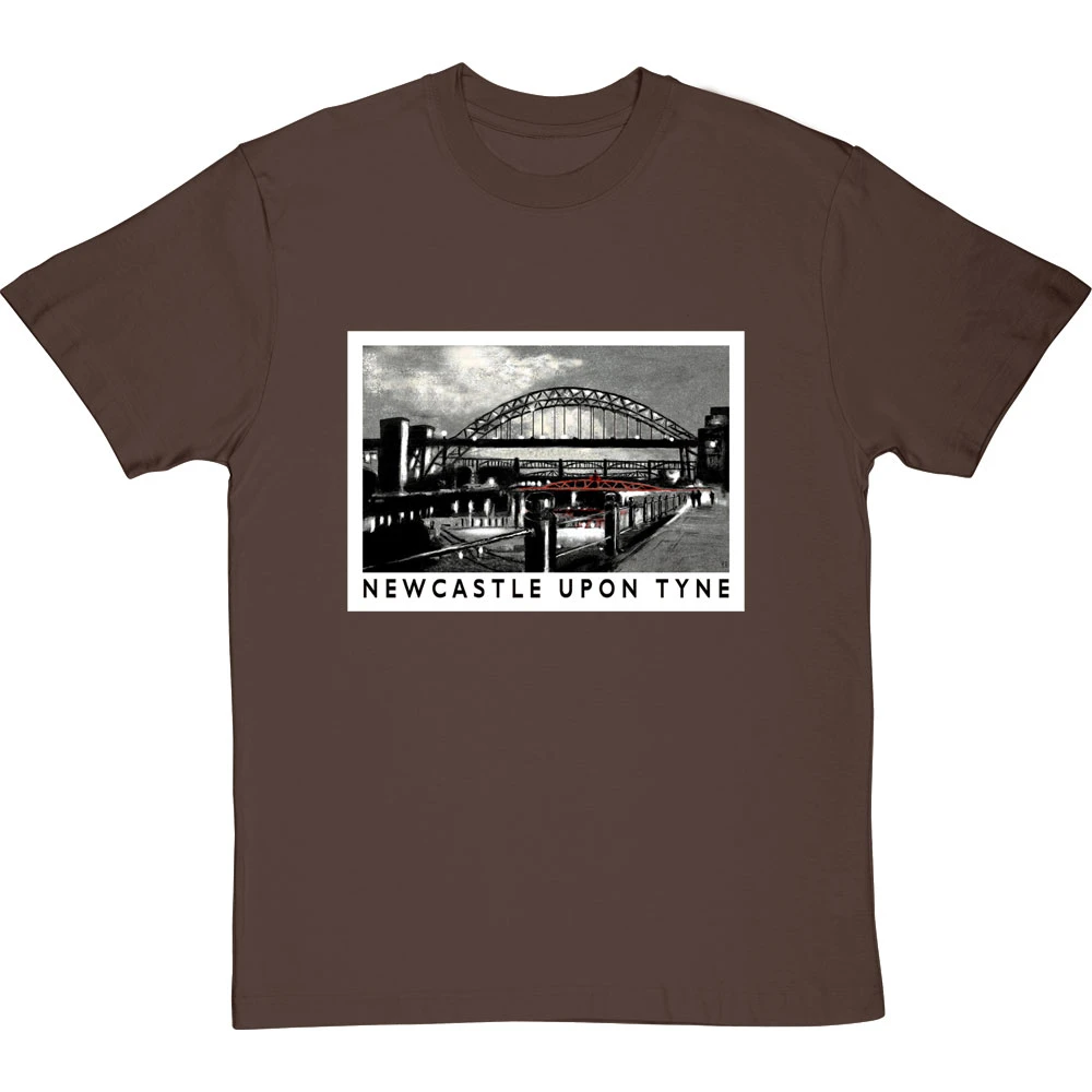 Newcastle Upon Tyne By Hadrian Richards T-Shirt 13 Newcastle Upon Tyne By Hadrian Richards T-Shirt - Image 13