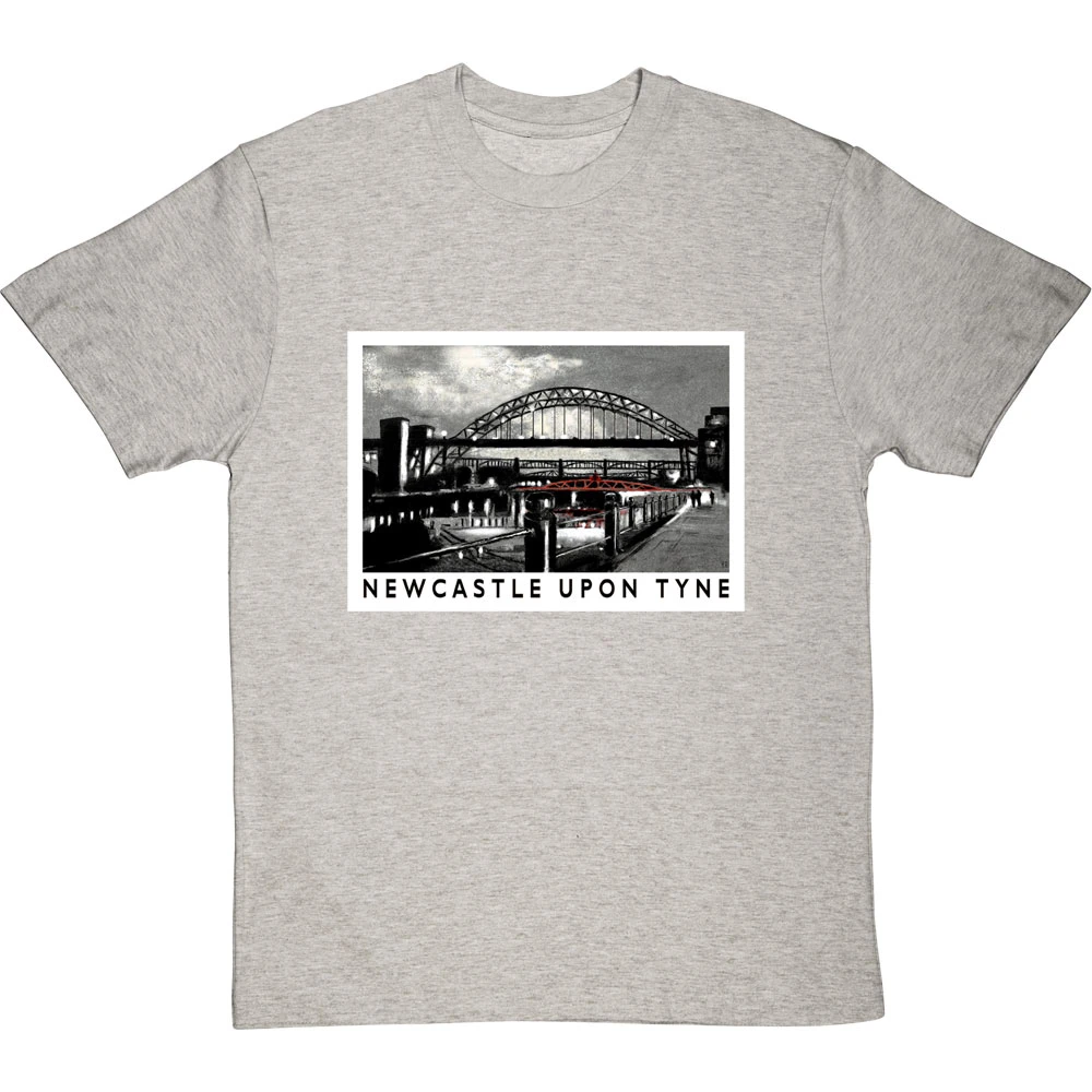 Newcastle Upon Tyne By Hadrian Richards T-Shirt 4 Newcastle Upon Tyne By Hadrian Richards T-Shirt - Image 4