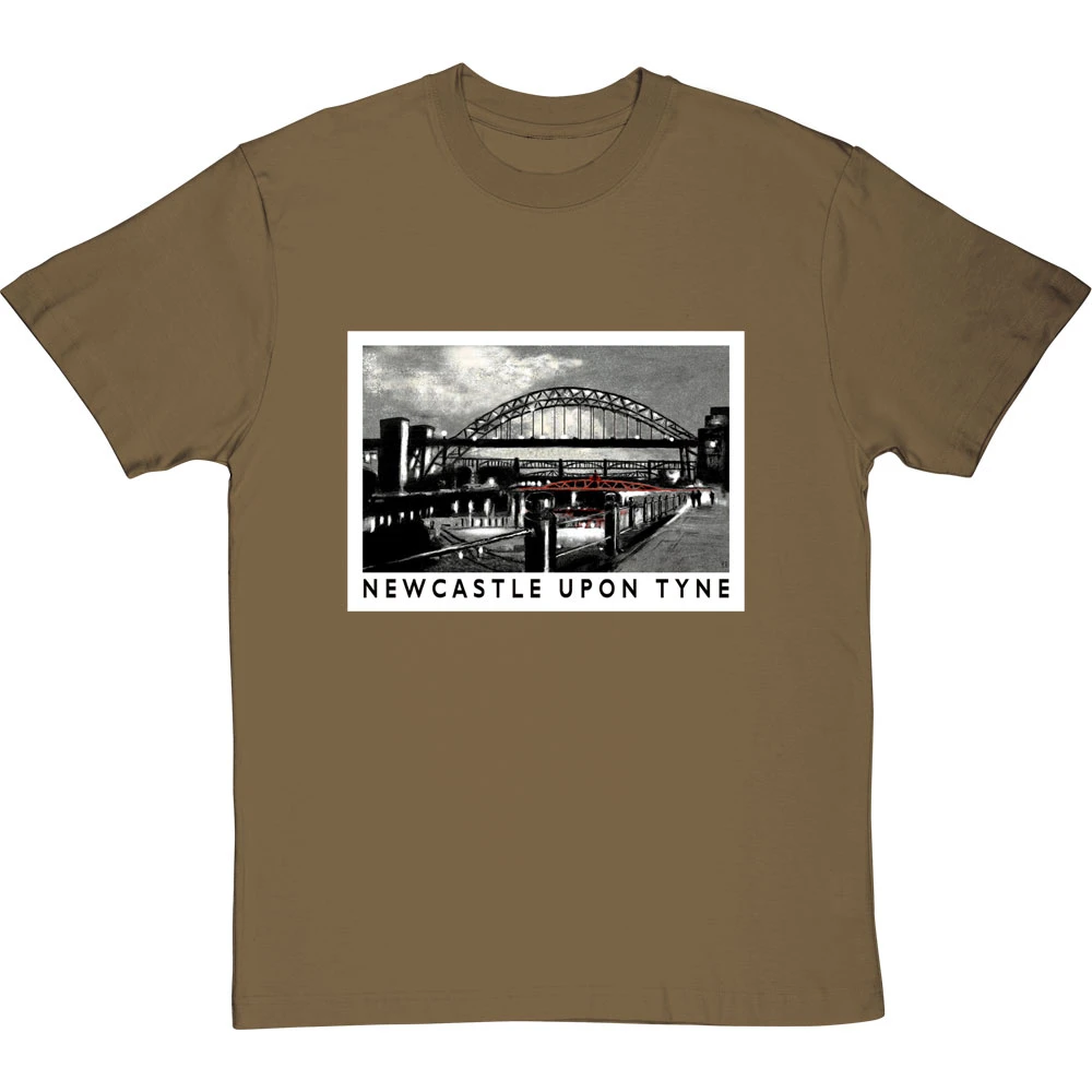 Newcastle Upon Tyne By Hadrian Richards T-Shirt 11 Newcastle Upon Tyne By Hadrian Richards T-Shirt - Image 11