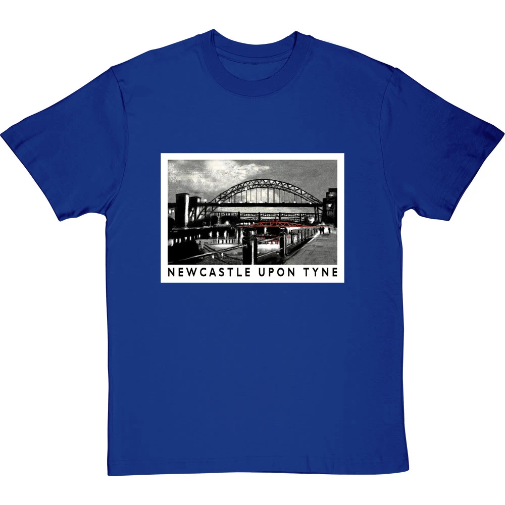 Newcastle Upon Tyne By Hadrian Richards T-Shirt 5 Newcastle Upon Tyne By Hadrian Richards T-Shirt - Image 5