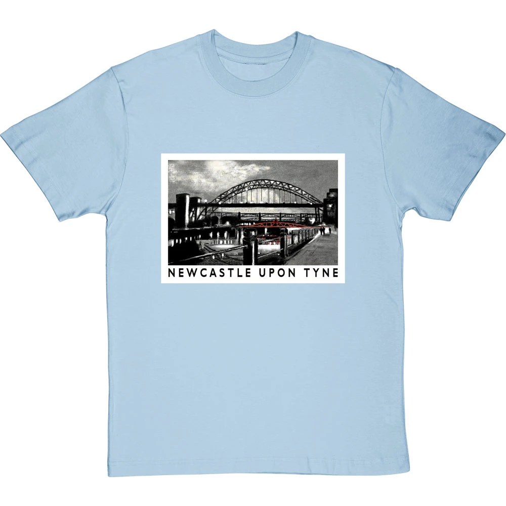Newcastle Upon Tyne By Hadrian Richards T-Shirt 12 Newcastle Upon Tyne By Hadrian Richards T-Shirt - Image 12