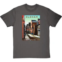 Oldham: If Walls Could Talk By Hadrian Richards T-Shirt -Tshirt Store hadrian richards oldham if walls could talk tshirt charcoaltshirt