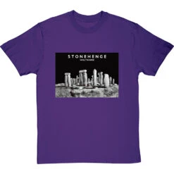 Stonehenge By Hadrian Richards T-Shirt -Tshirt Store hadrian richards stonehenge wiltshire tshirt purpletshirt