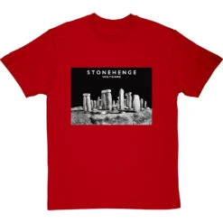 Stonehenge By Hadrian Richards T-Shirt -Tshirt Store hadrian richards stonehenge wiltshire tshirt redtshirt