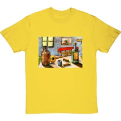 Van Gogh's Trumpet By Hadrian Richards T-Shirt -Tshirt Store hadrian richards van goghs trumpet tshirt yellowtshirt