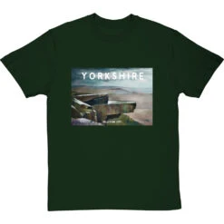 Yorkshire: Millstone Grit By Hadrian Richards T-Shirt -Tshirt Store hadrian richards yorkshire millstone grit tshirt bottlegreentshirt