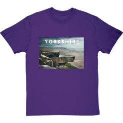 Yorkshire: Millstone Grit By Hadrian Richards T-Shirt -Tshirt Store hadrian richards yorkshire millstone grit tshirt purpletshirt