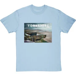 Yorkshire: Millstone Grit By Hadrian Richards T-Shirt -Tshirt Store hadrian richards yorkshire millstone grit tshirt skybluetshirt