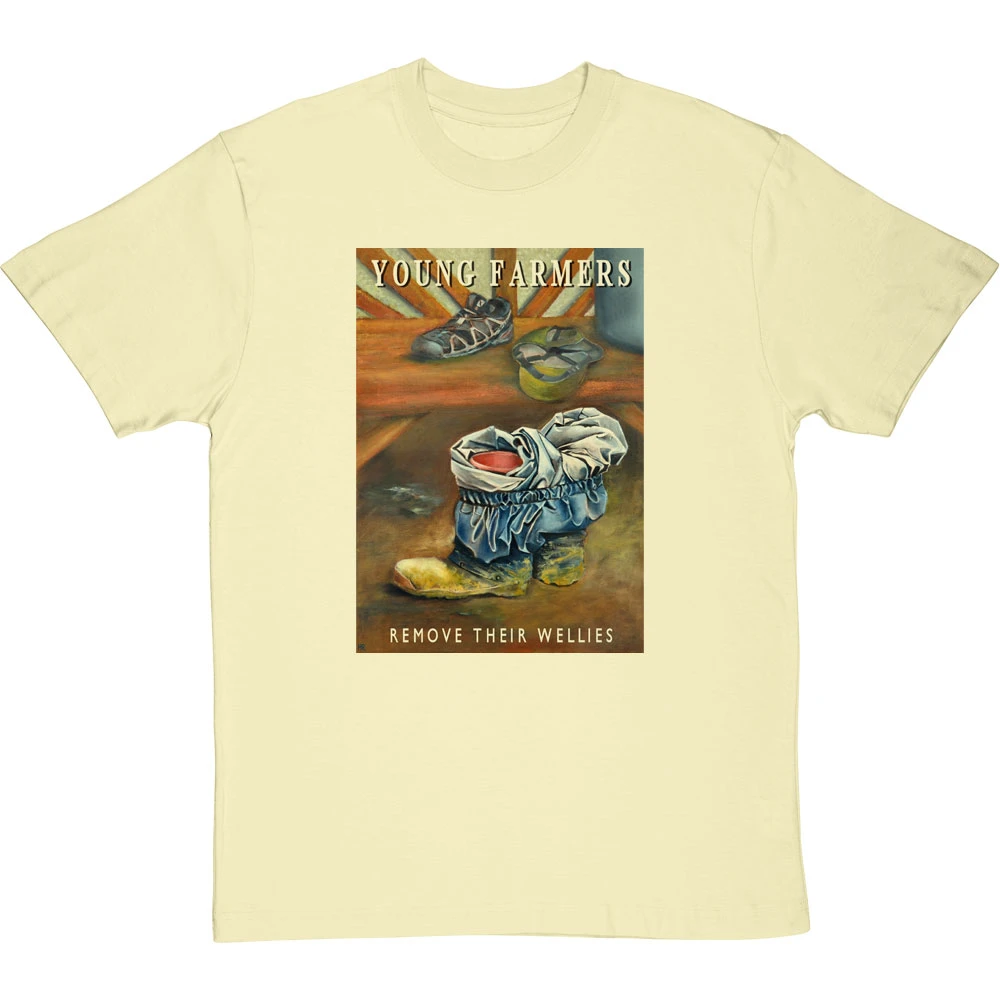 Young Farmers Remove Their Wellies By Hadrian Richards T-Shirt 10 Young Farmers Remove Their Wellies By Hadrian Richards T-Shirt - Image 10