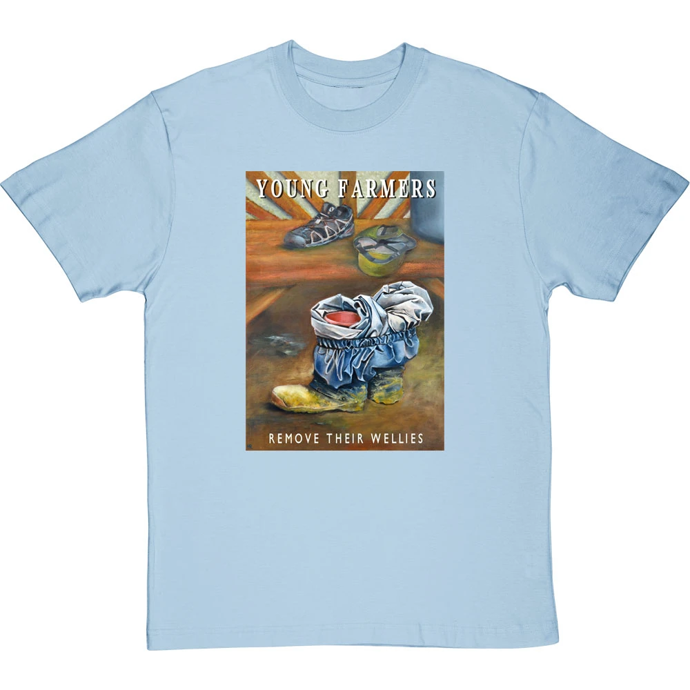 Young Farmers Remove Their Wellies By Hadrian Richards T-Shirt 12 Young Farmers Remove Their Wellies By Hadrian Richards T-Shirt - Image 12