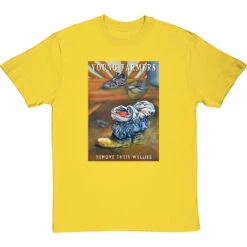 Young Farmers Remove Their Wellies By Hadrian Richards T-Shirt 29 Young Farmers Remove Their Wellies By Hadrian Richards T-Shirt -Tshirt Store hadrian richards young farmers tshirt yellowtshirt