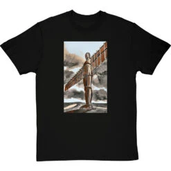 The Angel Of The North Tall And Proud By Hadrian Richards T-Shirt