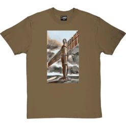 The Angel Of The North Tall And Proud By Hadrian Richards T-Shirt -Tshirt Store hadrian tall angel tshirt olivetshirt