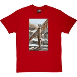 The Angel Of The North Tall And Proud By Hadrian Richards T-Shirt -Tshirt Store hadrian tall angel tshirt redtshirt