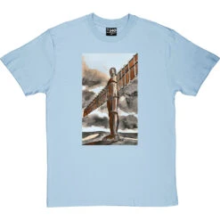 The Angel Of The North Tall And Proud By Hadrian Richards T-Shirt -Tshirt Store hadrian tall angel tshirt skybluetshirt