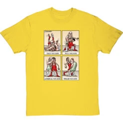 Half Nelson, Full Nelson, Admiral Nelson, Willie Nelson T-Shirt -Tshirt Store half nelson tshirt yellowtshirt