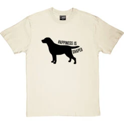 Happiness Is Dog Shaped T-Shirt -Tshirt Store happiness dog tshirt 1 naturaltshirt