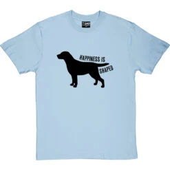 Happiness Is Dog Shaped T-Shirt -Tshirt Store happiness dog tshirt 1 skybluetshirt