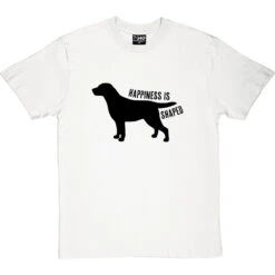 Happiness Is Dog Shaped T-Shirt -Tshirt Store happiness dog tshirt 1 whitetshirt