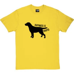 Happiness Is Dog Shaped T-Shirt -Tshirt Store happiness dog tshirt 1 yellowtshirt