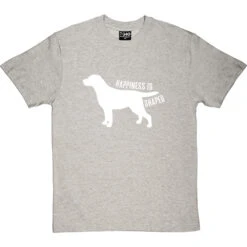 Happiness Is Dog Shaped T-Shirt -Tshirt Store happiness dog tshirt 2 lightoxfordtshirt