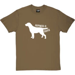 Happiness Is Dog Shaped T-Shirt -Tshirt Store happiness dog tshirt 2 olivetshirt