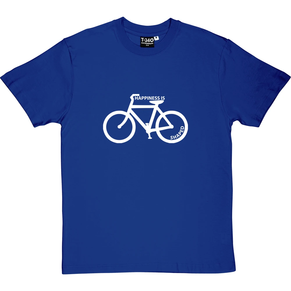 Happiness Is Bicycle Shaped T-Shirt 11 Happiness Is Bicycle Shaped T-Shirt - Image 11