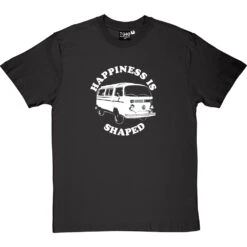 Happiness Is Camper Shaped T-Shirt -Tshirt Store happiness is camper shaped tshirt charcoaltshirt