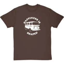 Happiness Is Camper Shaped T-Shirt -Tshirt Store happiness is camper shaped tshirt hazelnuttshirt