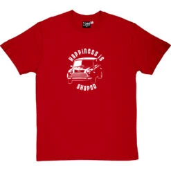 Happiness Is Mini Shaped T-Shirt -Tshirt Store happiness is mini shaped tshirt redtshirt