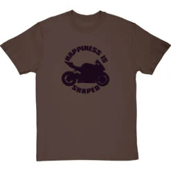 Happiness Is Motorbike Shaped T-Shirt -Tshirt Store happiness is motorbike shaped tshirt 1 hazelnuttshirt