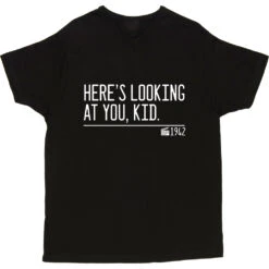 Here's Looking At You, Kid T-Shirt -Tshirt Store heres looking at you kid quote tshirt 2 black mens v neck tshirt