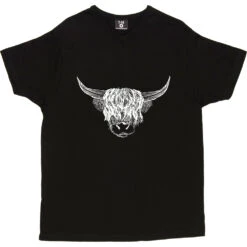 Highland Cattle T-Shirt 22 Highland Cattle T-Shirt -Tshirt Store highland cattle tshirt 2 black mens v neck tshirt
