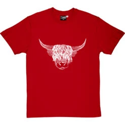 Highland Cattle T-Shirt 30 Highland Cattle T-Shirt -Tshirt Store highland cattle tshirt 2 redtshirt
