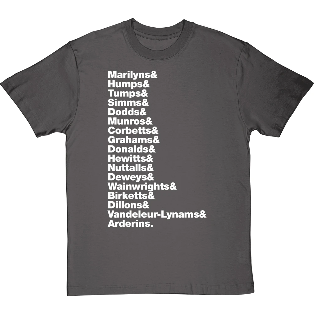 Hill Types Line-Up T-Shirt 10 Hill Types Line-Up T-Shirt - Image 10