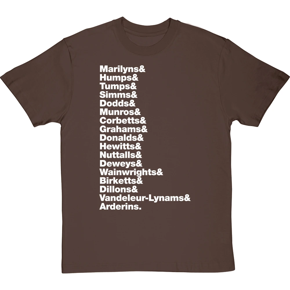 Hill Types Line-Up T-Shirt 6 Hill Types Line-Up T-Shirt - Image 6