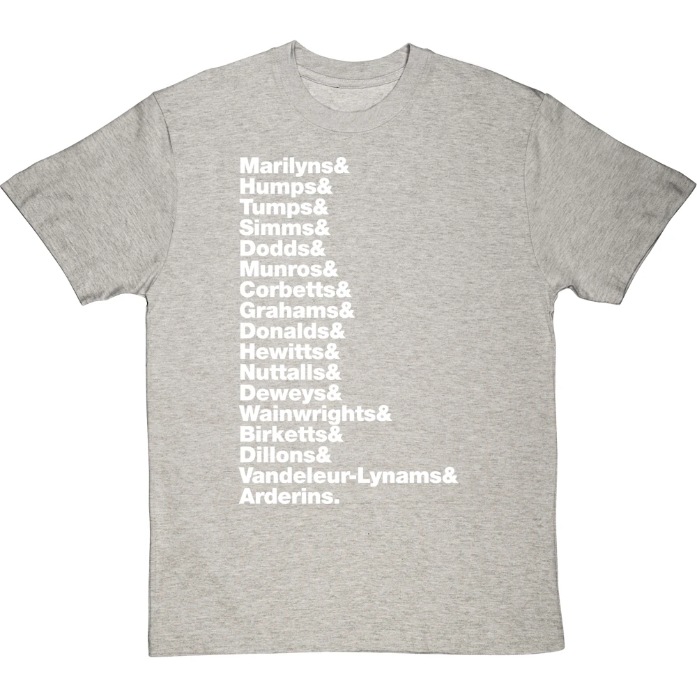 Hill Types Line-Up T-Shirt 8 Hill Types Line-Up T-Shirt - Image 8