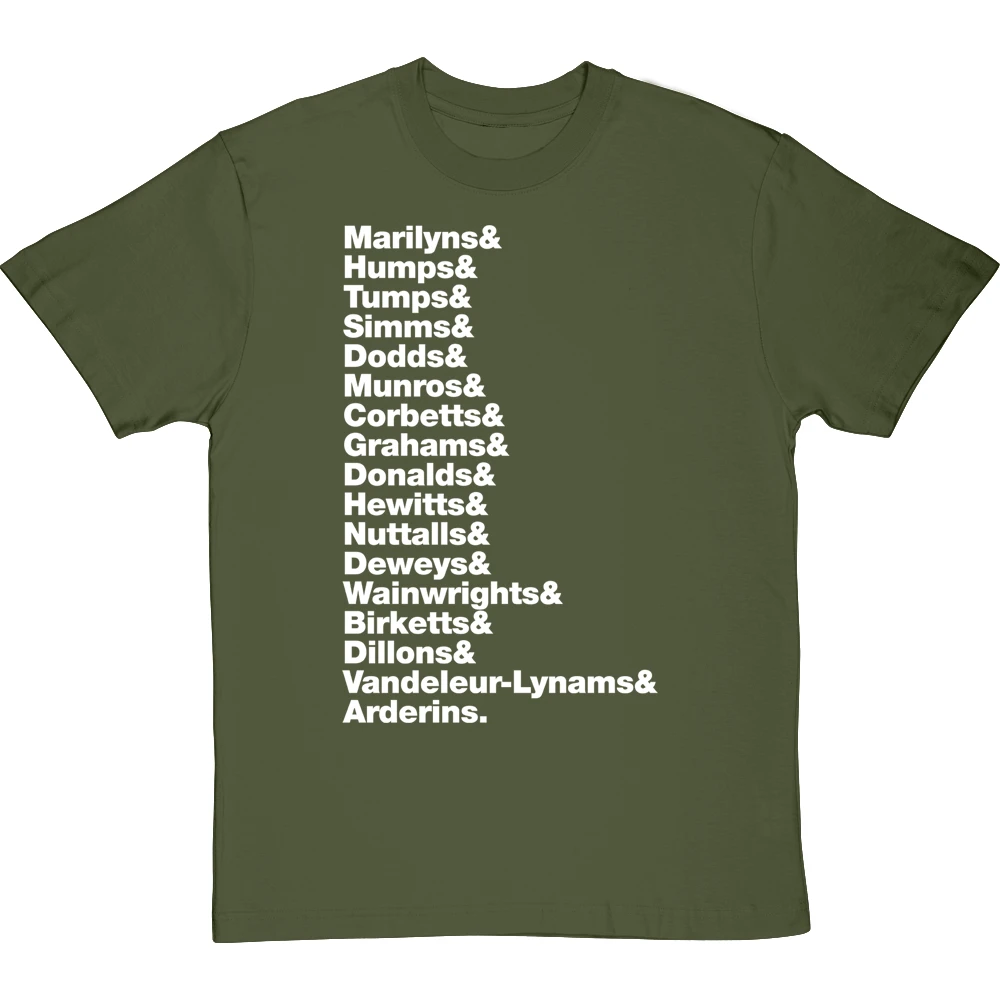 Hill Types Line-Up T-Shirt 7 Hill Types Line-Up T-Shirt - Image 7