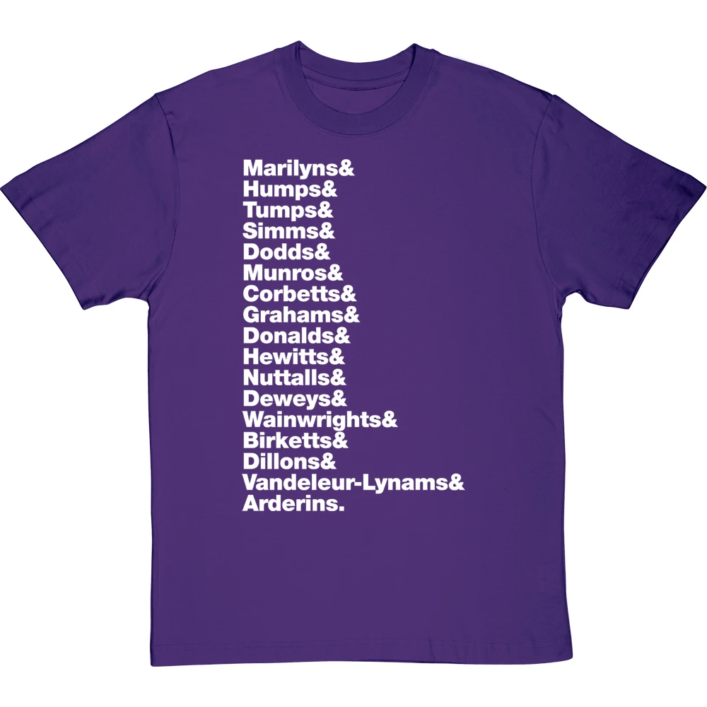 Hill Types Line-Up T-Shirt 2 Hill Types Line-Up T-Shirt - Image 2