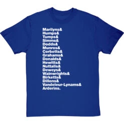 Hill Types Line-Up T-Shirt 23 Hill Types Line-Up T-Shirt -Tshirt Store hill types tshirt 2 royalbluetshirt