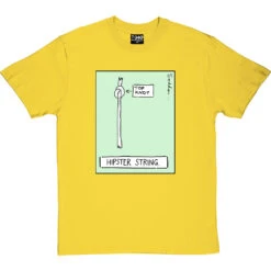 Hipster String T-Shirt -Tshirt Store hipster string tshirt yellowtshirt
