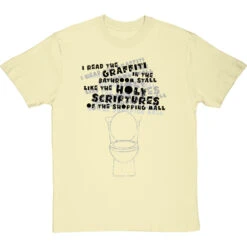 Holy Scriptures Of The Shopping Mall T-Shirt -Tshirt Store holy scriptures of the shopping mall tshirt 1 naturaltshirt