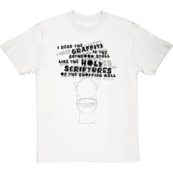 Holy Scriptures Of The Shopping Mall T-Shirt -Tshirt Store holy scriptures of the shopping mall tshirt 1 whitetshirt