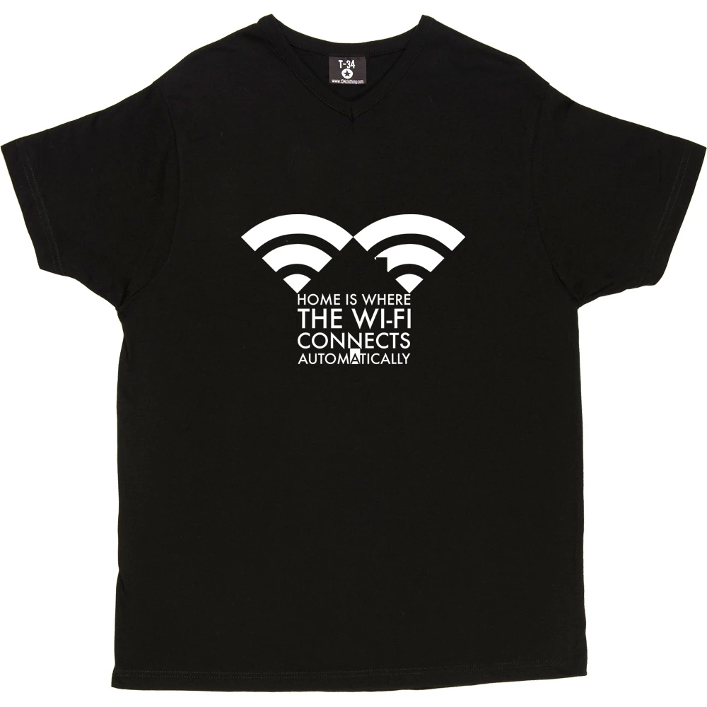 Home Is Where The Wifi Connects Automatically T-Shirt 3 Home Is Where The Wifi Connects Automatically T-Shirt - Image 3